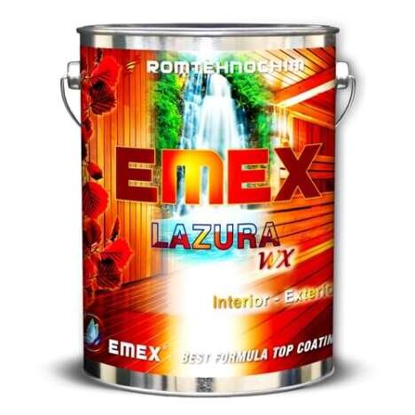 Lazura pentru Lemn ?Emex WX? - Transparent - Bid. 3 Kg